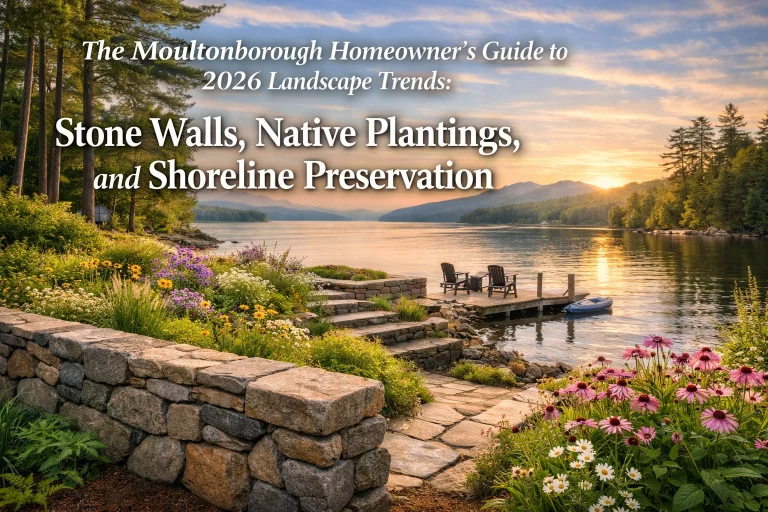 The Moultonborough Homeowner’s Guide to 2026 Landscape Trends: Stone Walls, Native Plantings, and Shoreline Preservation